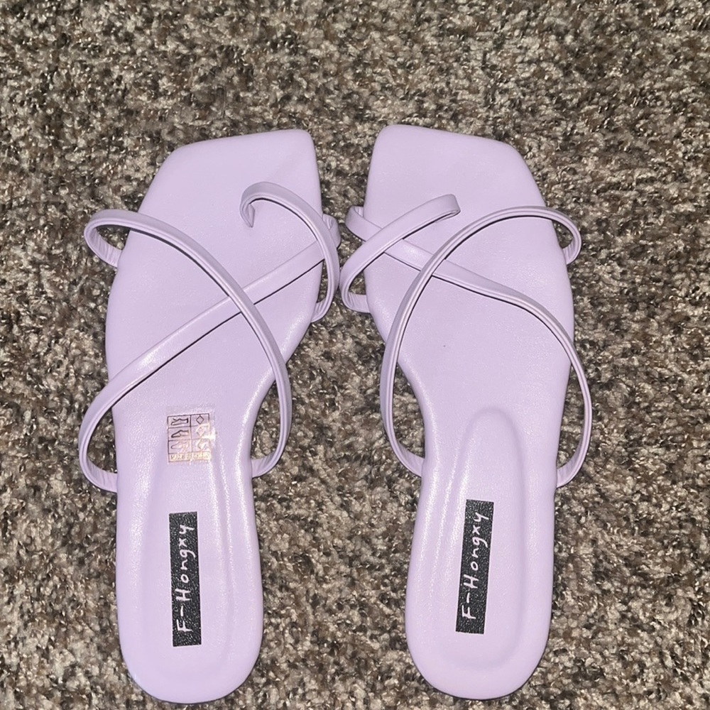 Lavender sandals